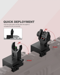 Feyachi S27 Fiber Optic Iron Sights