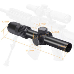 Feyachi RSC31 Tactical Rifle Scope - 1-4x24 SFP Red Illuminated feyachi Default Title Default Title-